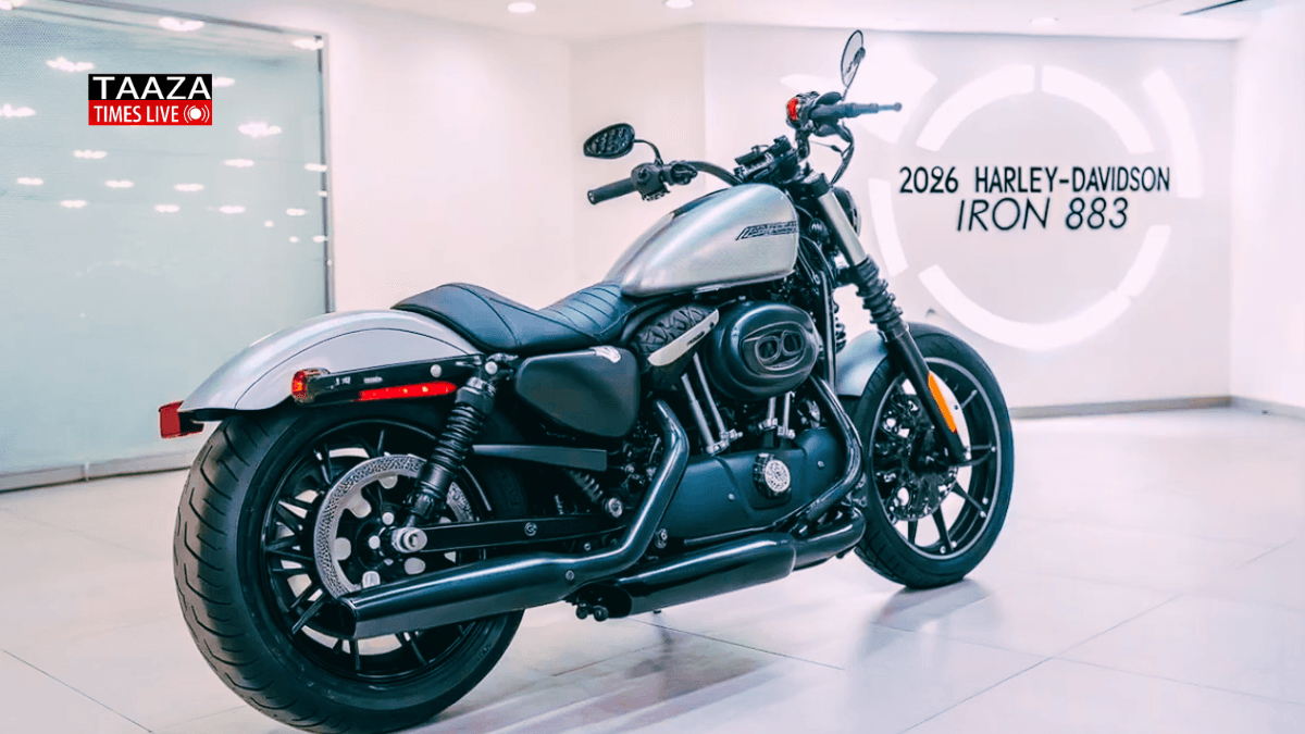 2026 Harley Davidson Iron 883 India launch – black cruiser motorcycle side profile