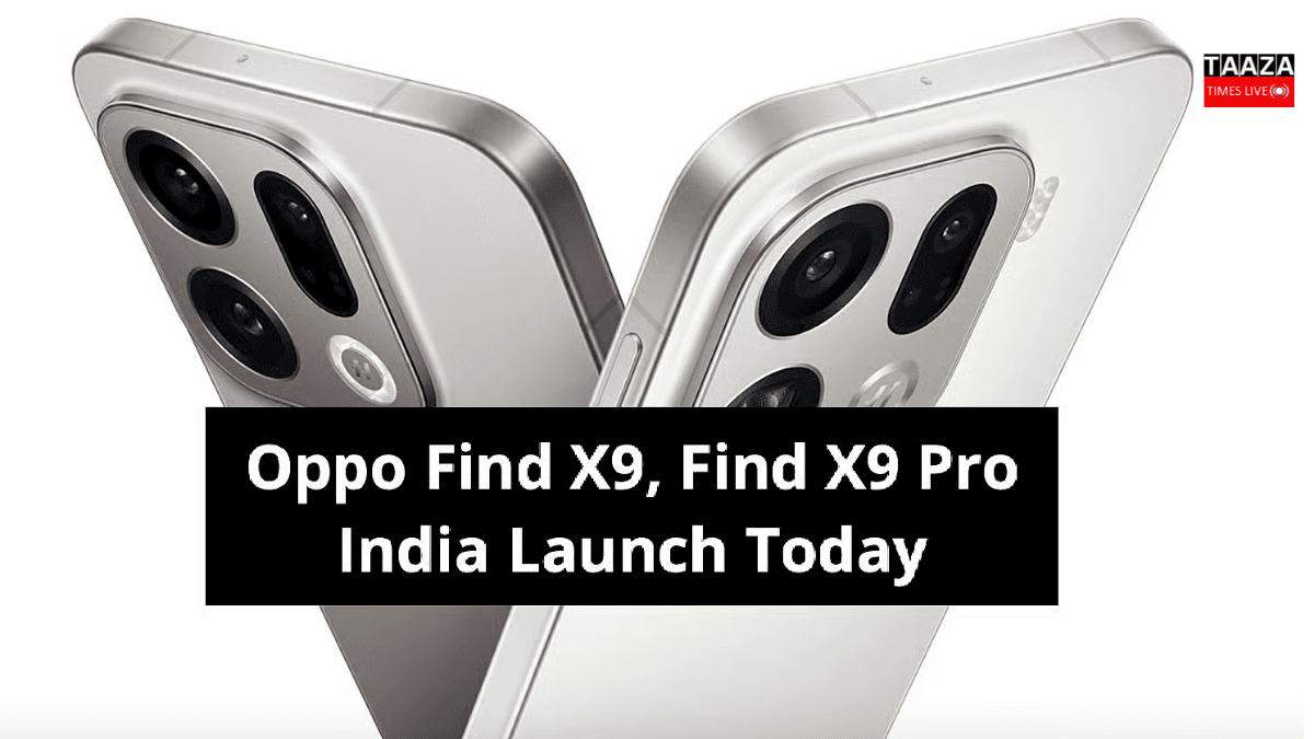 Oppo Find X9 और Find X9 Pro भारत में लॉन्च — MediaTek Dimensity 9500, 200MP कैमरा और 7,500mAh बैटरी के साथ।