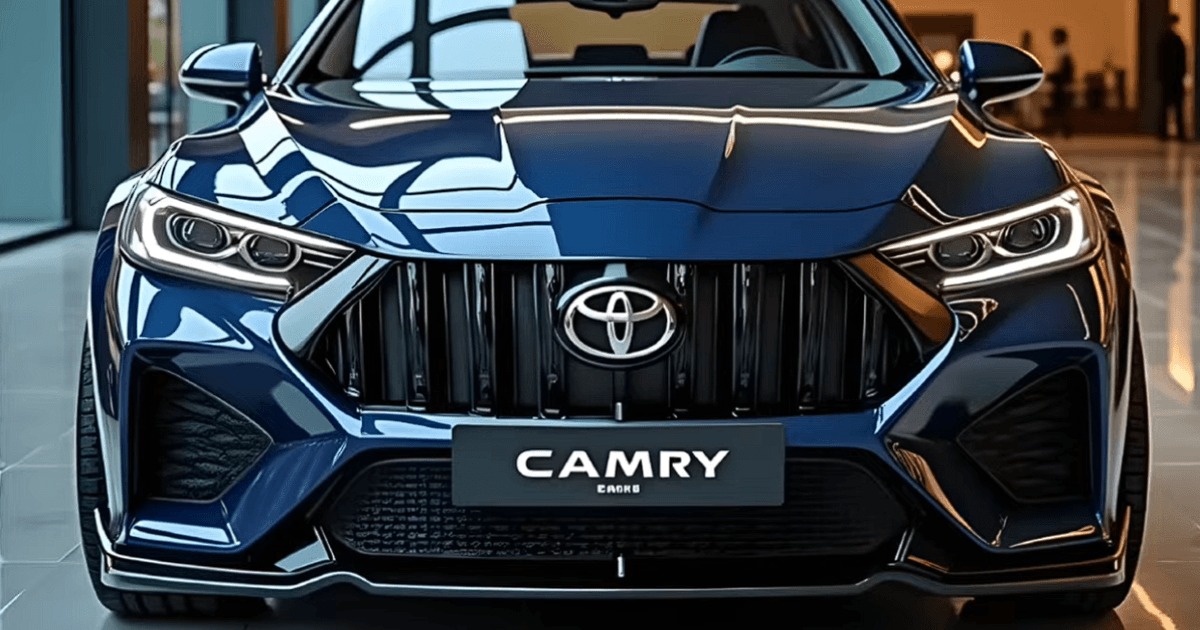 2026 Toyota Camry Hybrid Front Design – Sleek LED Lights and Futuristic Look