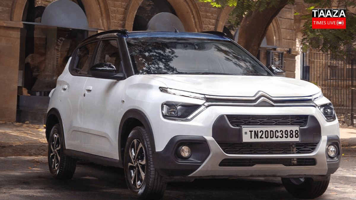 Citroen C3 2025 front view, best selling budget SUV in India with features and pricing